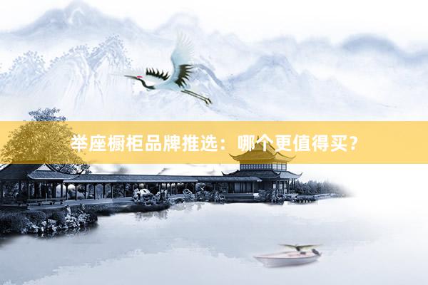 举座橱柜品牌推选：哪个更值得买？